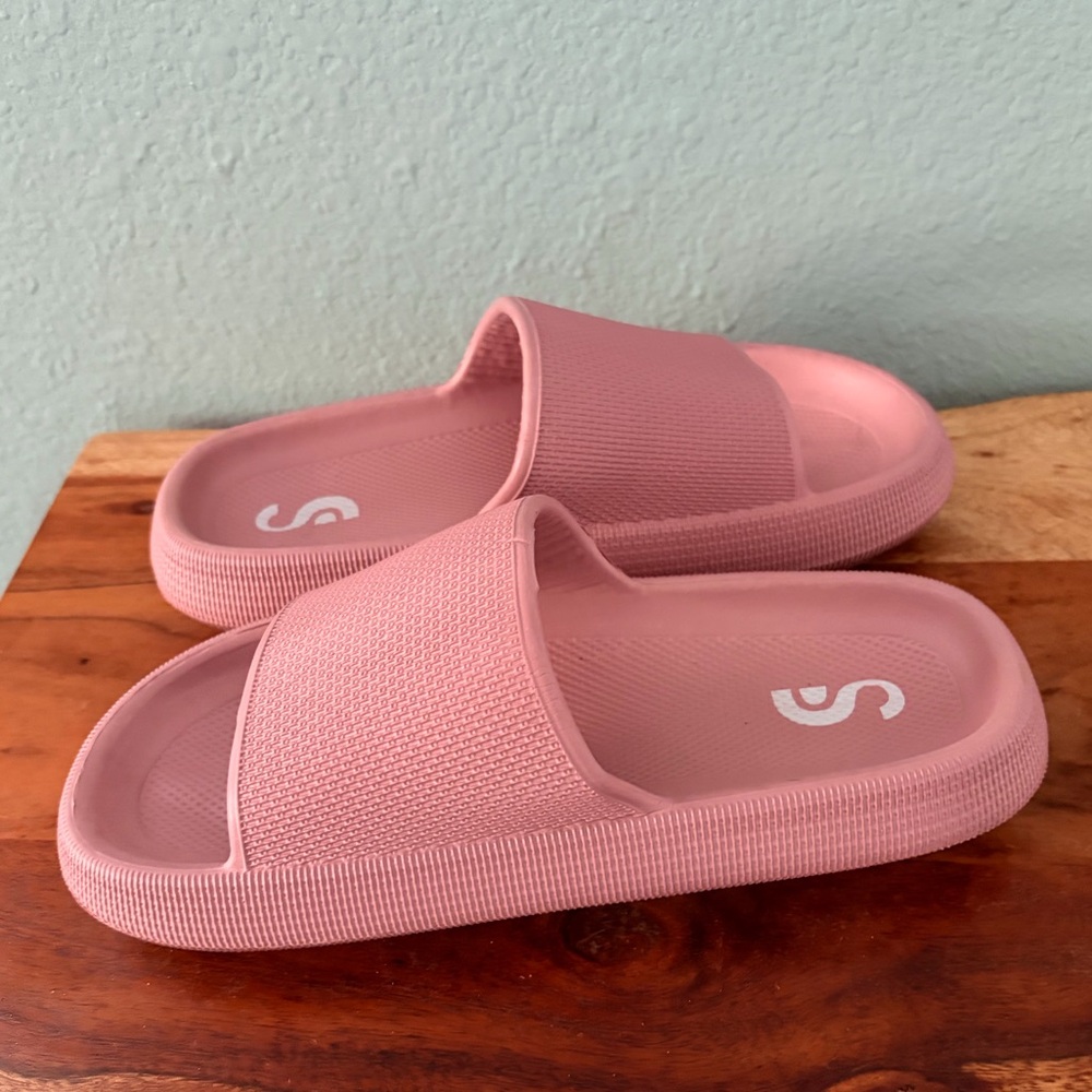 Pink Slide Sandals - Picture 6 of 9